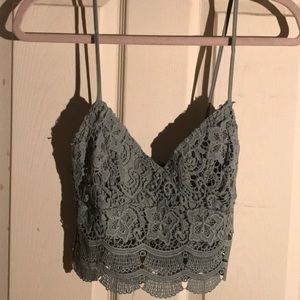 Kendal and Kylie Jenner crochet tank